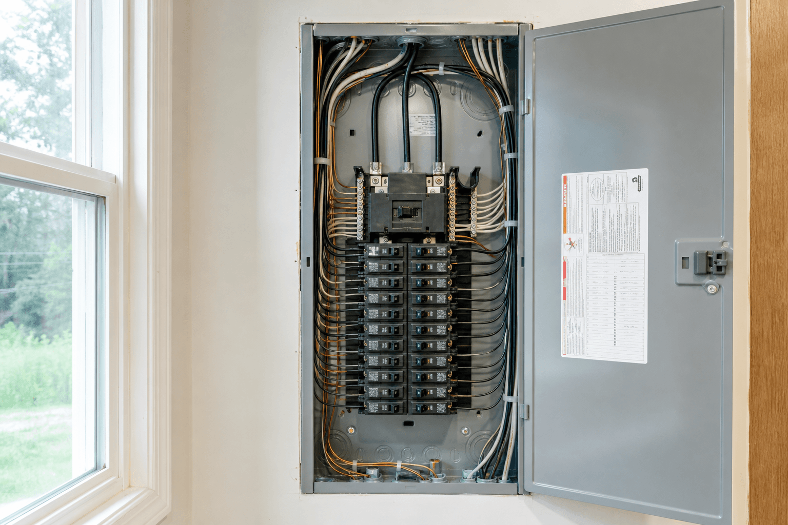 Four point home inspection electrical system evaluation